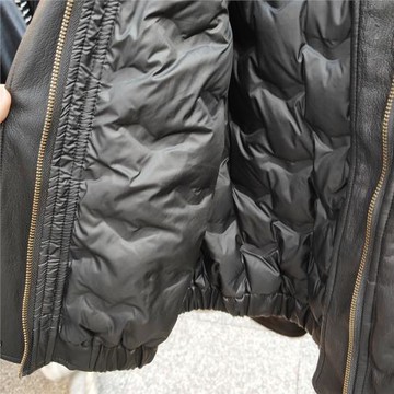 韓系復古羊羔毛翻領加棉加厚皮衣外套女冬寬松PU皮機車服夾克上衣