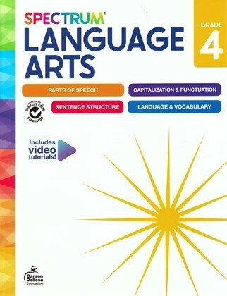 Spectrum Language Arts Workbook, Grade 4 (1版) Spectrum  Carson-Dellosa