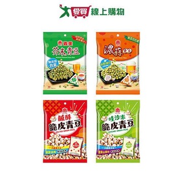 義美青豆袋裝系列(濃蒜/芥末/鹹酥脆皮/哇沙米脆皮)(151-178G/袋)【愛買】