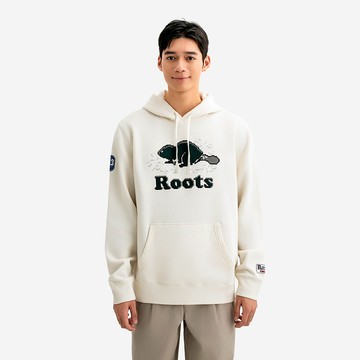 Roots 男裝-WINTER BEAVER 連帽上衣 (象牙白)