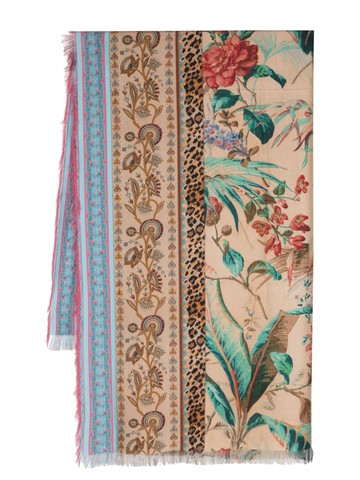 Pierre-Louis Mascia - Aloe silk scarf - women - Silk - One Size - Neutrals
