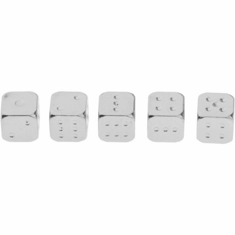 6面ダイスd6亜鉛合金ダイス5個セットd D Rpg Mtgゲームサプライシルバー 通販 Lineポイント最大0 5 Get Lineショッピング