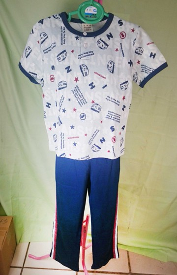 【震撼精品百貨】Shin Kan Sen 新幹線~衣褲組_藍