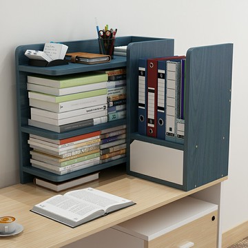 置物架簡易桌上創意書架辦公收納架轉角書架學生家用簡約桌面整理