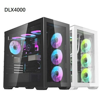 【享最高折300】DarkFlash 大飛 DLX4000 玻璃版 奢華特選 E-ATX機箱 顯卡長425 黑色/白色