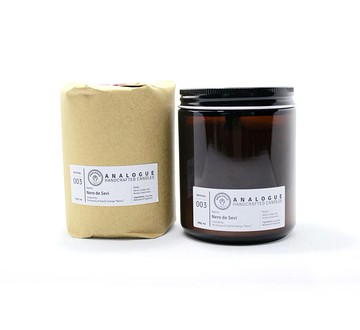 Analogue Nero de Sevi Bee&Soy Wax Candle塞維利亞大豆香氛蠟燭