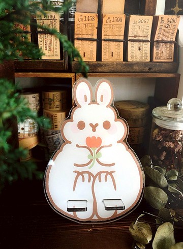 小兔壓克力手機架