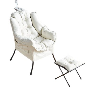 宿舍懶人椅懶人沙發單人小沙發學生宿舍休閑陽臺臥室靠背躺椅【0113103DD】