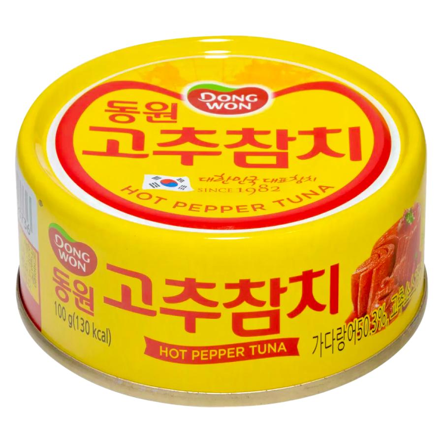 唐辛子ツナ缶 旨辛！ やみつき韓国ツナ缶 送料無料 DONG WON ピリ辛 100g x 12缶 1200g コストコ COSTCO