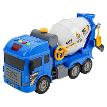 BAOLE STAR TOYS 寶樂星 聲光水泥車玩具 1:18 藍色  1個  26 x 9.5 x 14cm