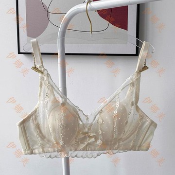 【臺灣出貨👙】超薄聚攏舒適透氣內衣無鋼圈大胸顯小後三排扣青年女性文胸【伊娜美】