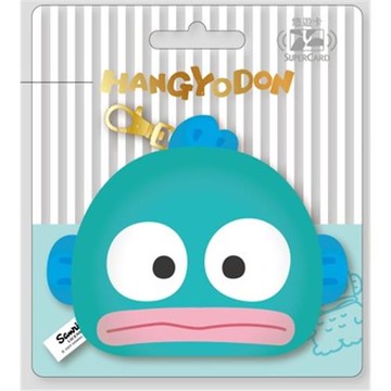 【悠遊卡】三麗鷗大臉娃娃Supercard拉繩造型悠遊卡-人魚漢頓-代銷