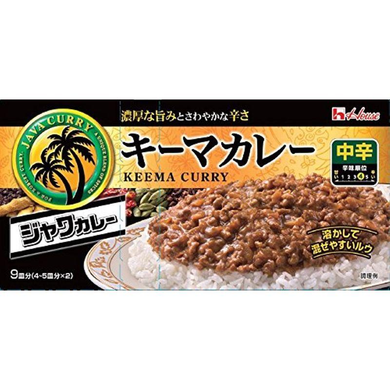 ハウス ジャワカレー キーマカレー 中辛 176g