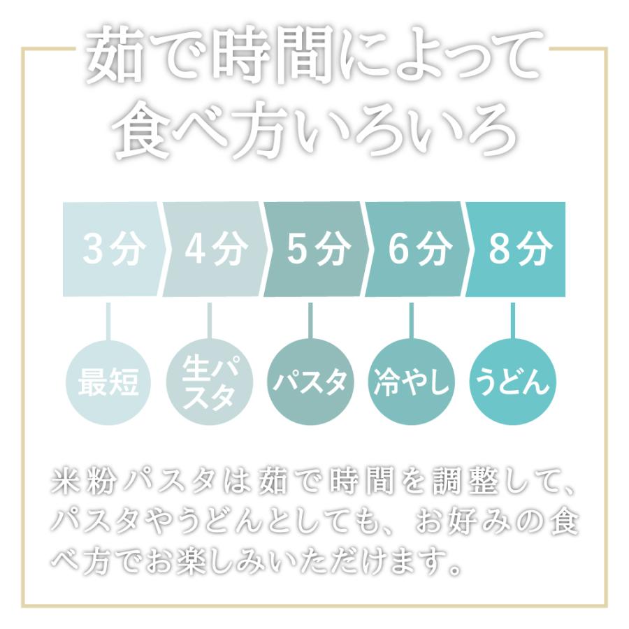  グルテンフリー 米粉パスタ 6個｜国産 宮城県産 コシヒカリ 米粉 米粉麺