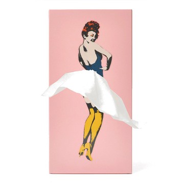 韓國SPEXTRUM 蓬蓬裙女郎造型面紙盒