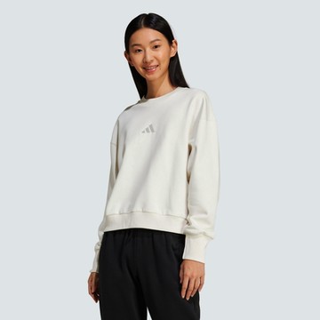 ADIDAS 愛迪達 阿迪達斯 女長袖上衣-白色 W ALL SZN SWT-IY6748