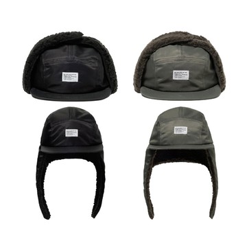 WTAPS AVT / CAP / NYLON. SATIN. CORDURA 飛行帽 黑/橄欖綠 252HCDT-H