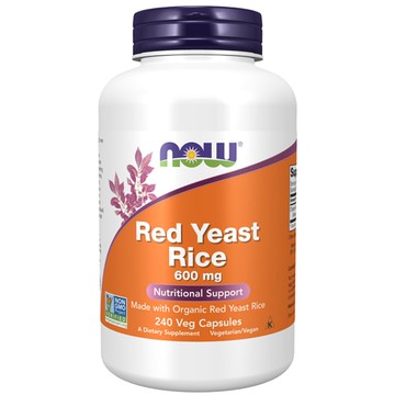 NOW Foods Red Yeast Rice 600 mg - 240 Veg Capsules