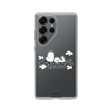 Galaxy S25 Ultra Clear 透明 - 史努比 Snoopy - 雲朵上睡覺