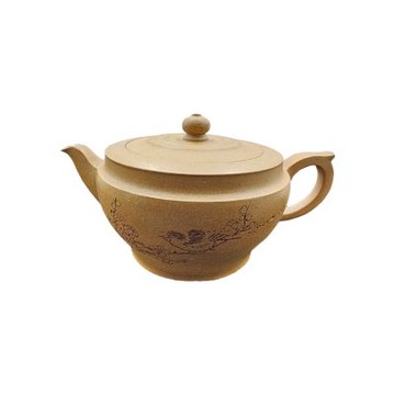 藏古祥館    黃泥茶壺   RYB16