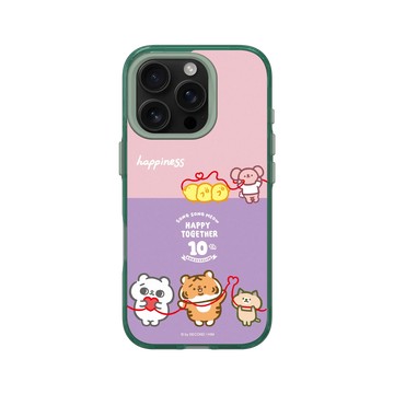 iPhone 16 Pro Clear 憂墨綠 - 爽爽貓 Song Song Meow by SECOND - 爽爽貓十周年快樂