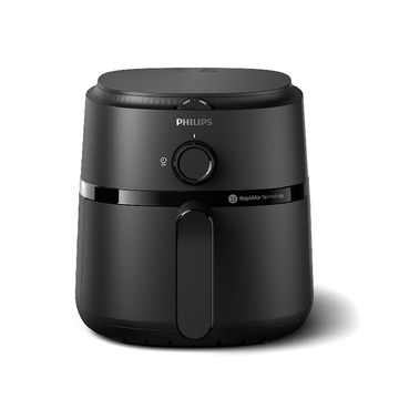 PHILIPS 旋鈕式海星氣炸鍋3.2L-黑皮小星(NA110)