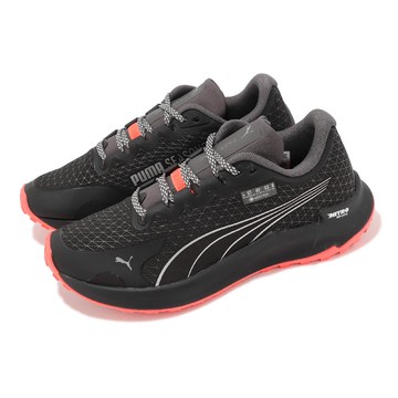 Puma 彪馬 越野跑鞋 Fast-Trac Nitro GTX Wns 女鞋 黑 紅 防水 緩震 耐磨 運動鞋 37706304