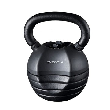 【線上體育】BYZOOM可調式壺鈴 18kg (40LB) 5段重量秒速調整組