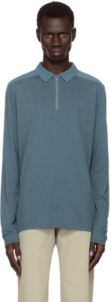 Veilance 蓝色 Frame Polo 衫