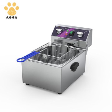 免運 商用油炸鍋加厚薯條機 炸串食品專用炸爐 多功能設備【W11/07】