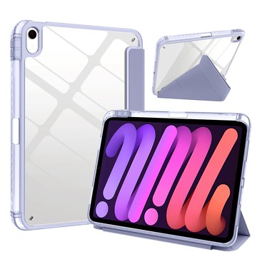 【YMHW】透彩系列+邊磁 iPad 3+Y折 新變形筆槽 保護套 Air 7 6 5 Pro 11 10代 保護殼