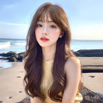 女生假髮🔥長髮短髮夏季自然 全頭套式仿真髮全真人髮 長捲髮整頂髮型 長短髮全頭套造型 夏季長短髮整頂造型 整頂假髮