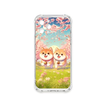 iPhone 13 Pro Max 殼 TRON IPhone 13 PRO MAX 櫻花柴犬系列 四角防摔殼 手機殼