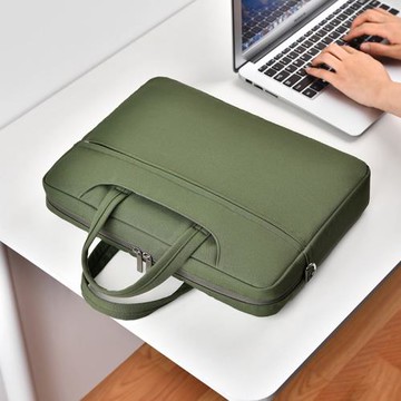 電腦包時尚清新斜挎包全氣囊防護筆記本電腦包游戲本大尺寸電腦包