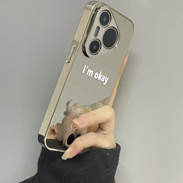 狗狗適用華為pura70ultra手機殼全包電鍍mate60pro+保護套鏡面30新款nova12高級p70pro+