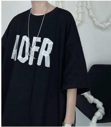 FINDSENSE X  男女短袖 t恤寬鬆復古 風 百搭圓領上衣 T恤