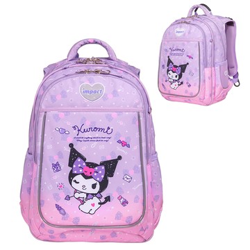 IMPACT 酷洛米成長型書包-粉紫