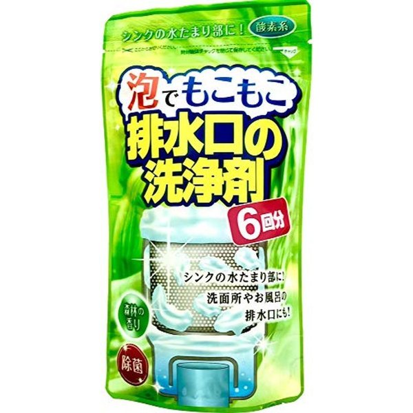 限定タイムセール 泡でもこもこ 排水口の洗浄剤 6回分 180g760円