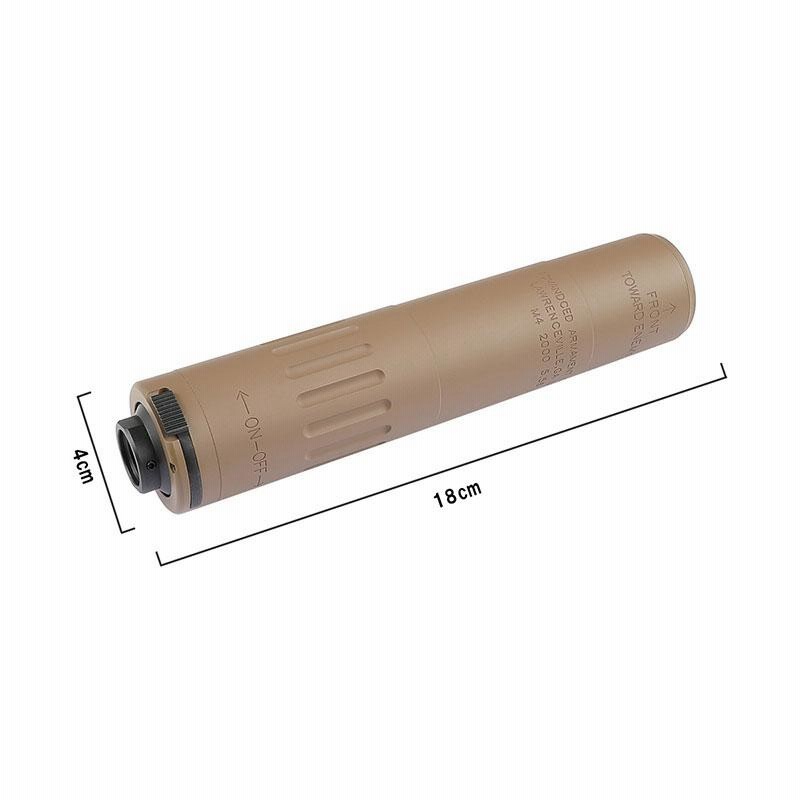 Airsoft Artisan AAC M4-2000タイプサイレンサー/51Tハイダー