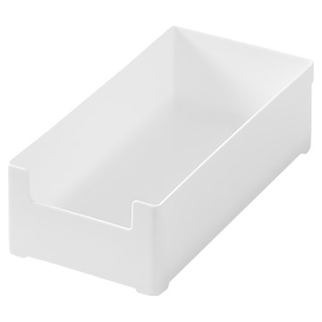 小麥購物 抽屜分格可疊加收納盒 L2167 中  1層  白色