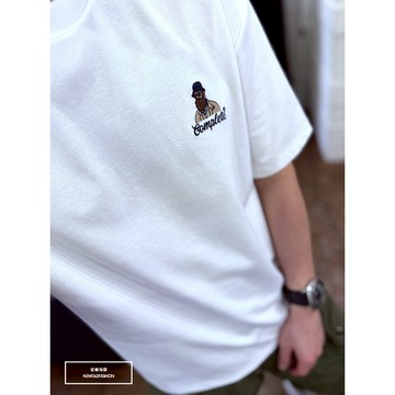 Nor.116 厚磅個性大爺短T-白《NORN5008116》