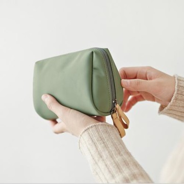 北歐ins風化妝包女便攜防水口紅小手提袋旅行隨身可愛學生收納袋