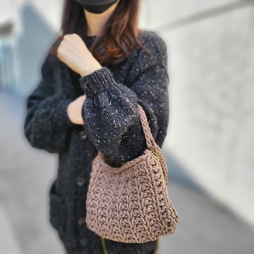 Tofu hobo bag  豆腐流浪包 / 手工鉤針編織包