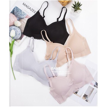 少女舒適無痕內衣 發育期高中生學生無鋼圈內衣薄款內衣罩 無痕運動背心超薄睡眠防外擴內衣跑步瑜伽防震女