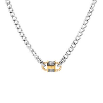 CHARRIOL 夏利豪 LINKED UP 七夕情人節主打款 鎖頭造型鋼索項鍊 新年開運 送禮推薦