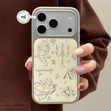 ✨iphone保護殼✨丘比特適用蘋果17手機殼iPhone16promax膚感15水凝殼14/13/12女