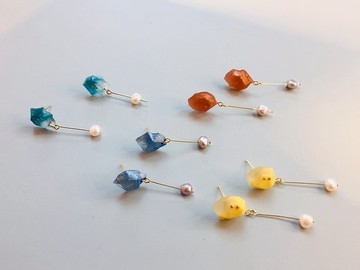 流星幻想系列-星球流星雨 耳飾\耳釘