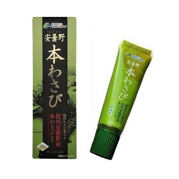 【江戶物語】丸井 安曇野 山葵醬 30g 信州產本山葵 芥末條 WASABI 刺身 壽司 生魚片 蕎麥麵沾醬 日本料理