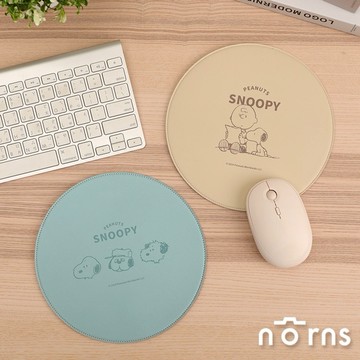 【Norns】Peanuts史努比皮革滑鼠墊-Norns Original Design Snoopy電腦滑鼠桌墊(每款式最少需購買2件)