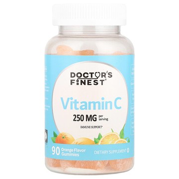 Doctor's Finest, 維生素 C 軟糖，橙味，90 粒軟糖（每粒軟糖 125 毫克）